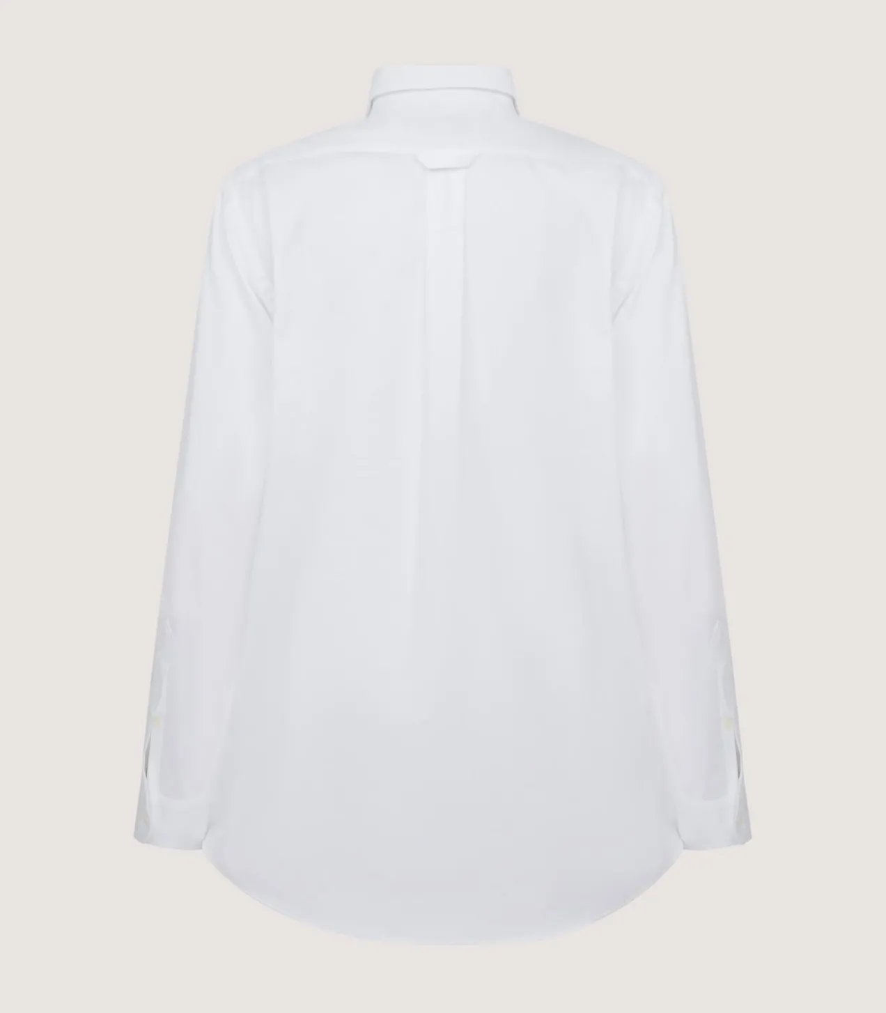 Women'S Button Down Signature Cotton Twill Shirt In White