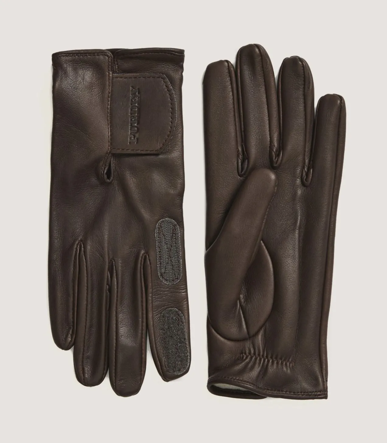 Women'S Cape Leather Sporting Glove - Velcro Cuff In Brown