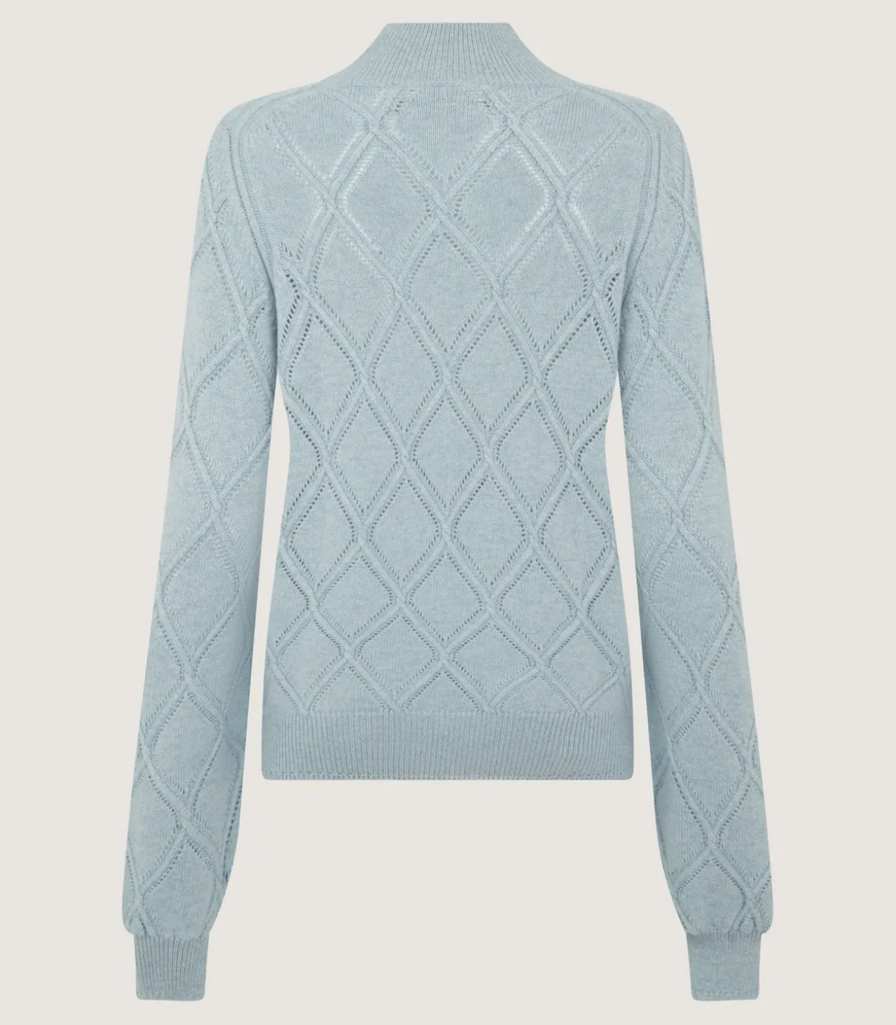 Women'S Cashmere Cable Sweater In Pine Green