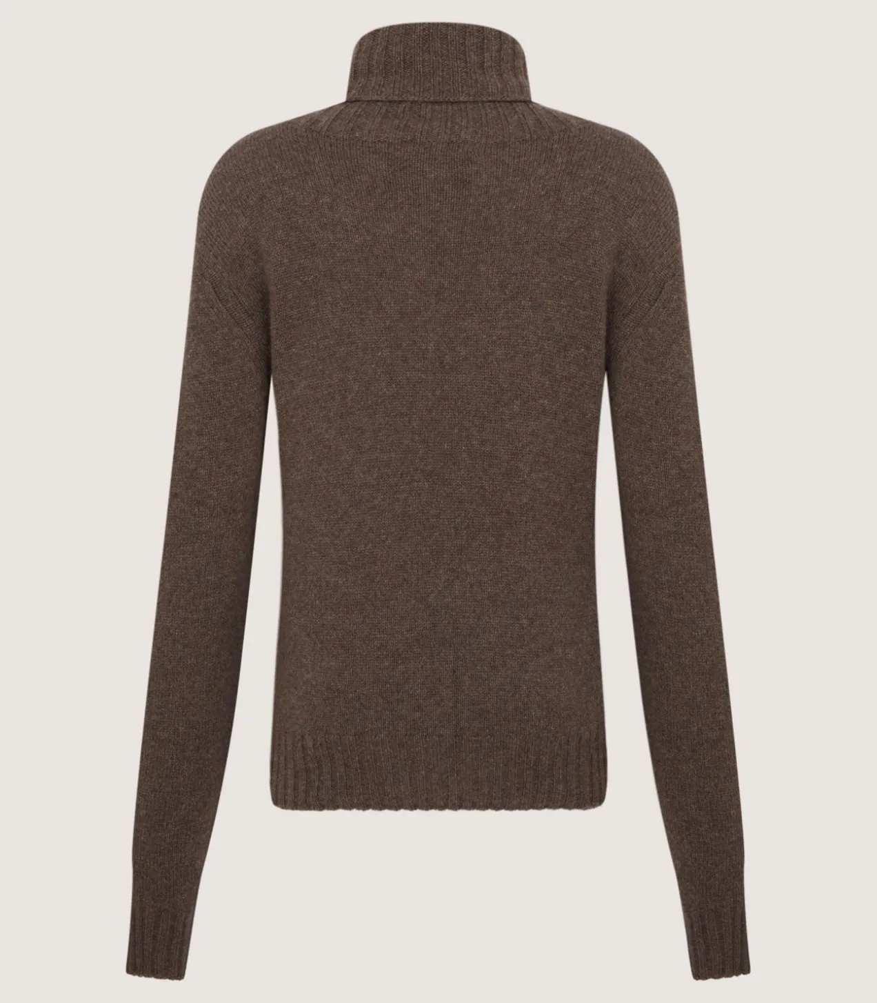 Women'S Cashmere Turtleneck Sweater With Chest Pocket
