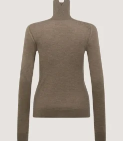 Women'S Extra Fine Worsted Cashmere Turtleneck