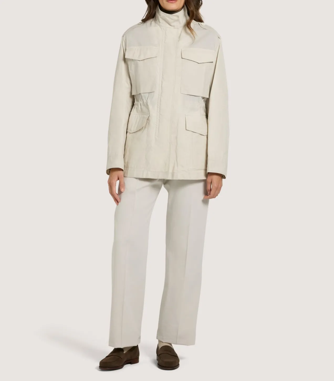 Women'S Field Jacket In Oatmeal