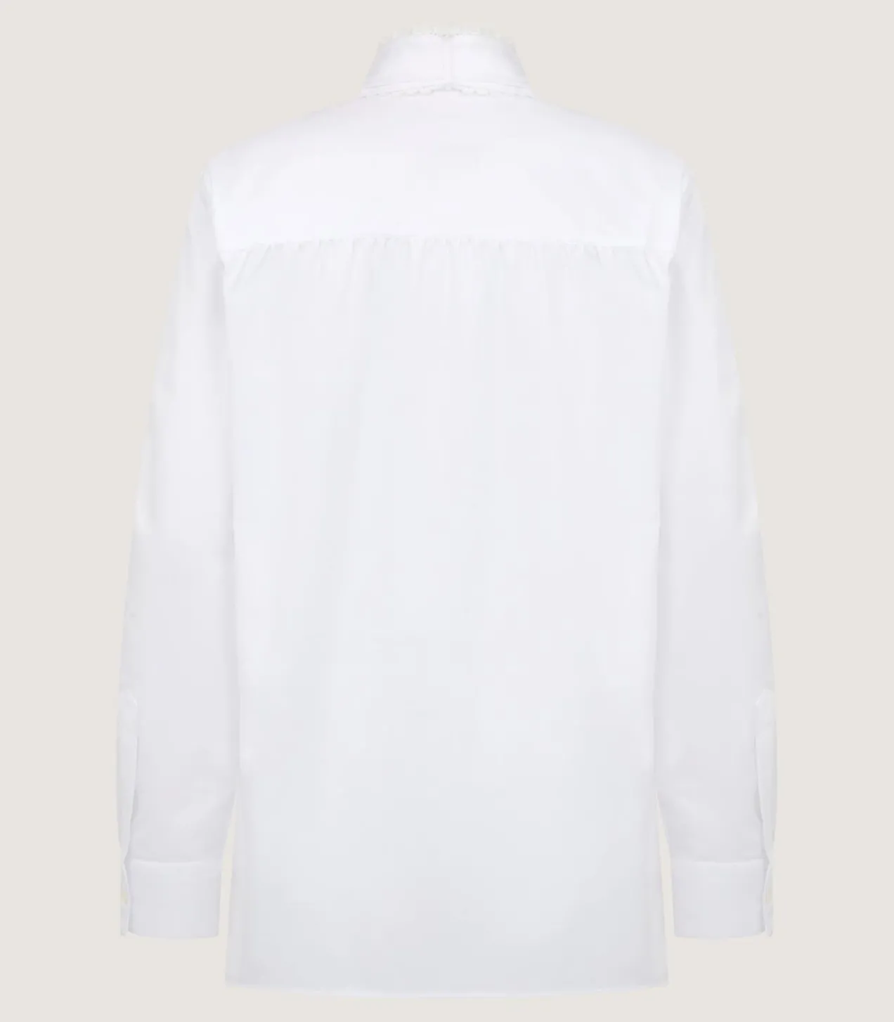 Women'S Lace Stand Collar Shirt