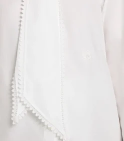 Women'S Lace Stand Collar Shirt