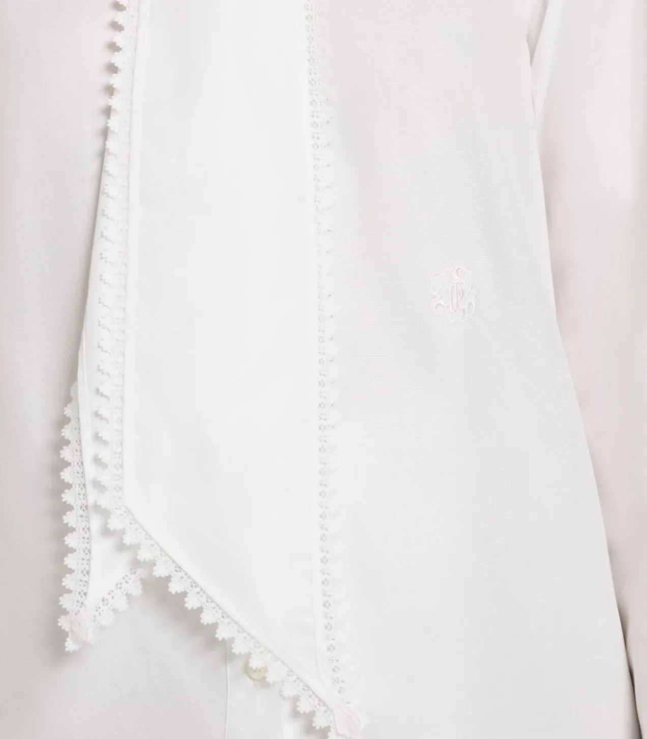 Women'S Lace Stand Collar Shirt
