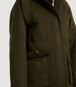 Women'S Loden Raglan Field Coat