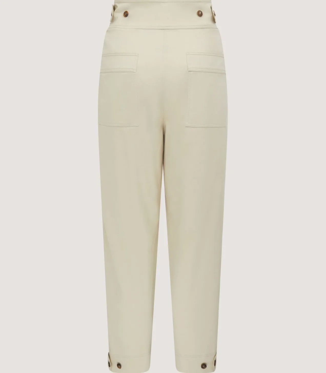 Women'S Organic Twill Paddock Trousers In Travertine