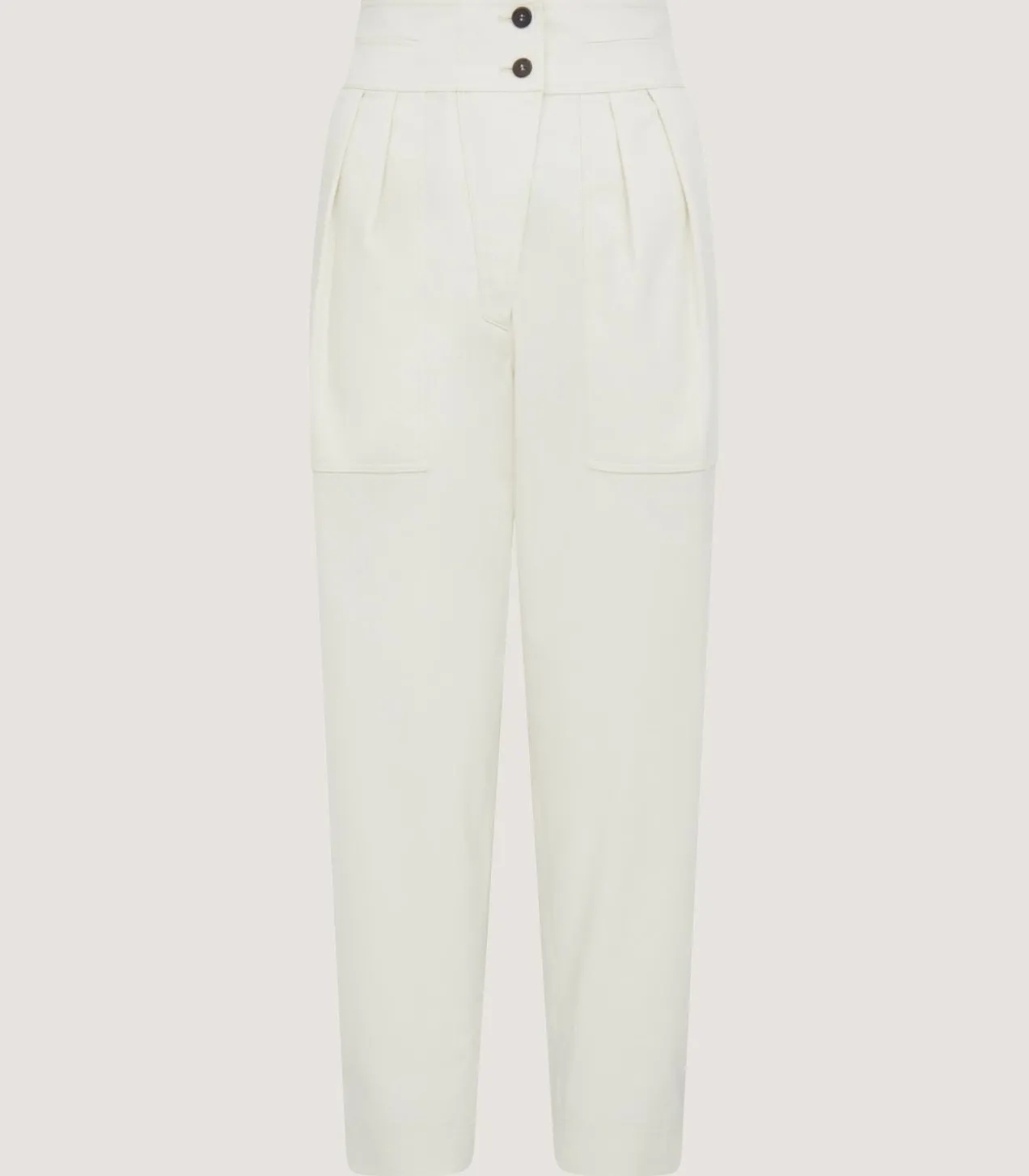 Women'S Organic Twill Paddock Trousers In Ivory