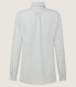 Women'S Sage Cotton Linen Button Down Shirt