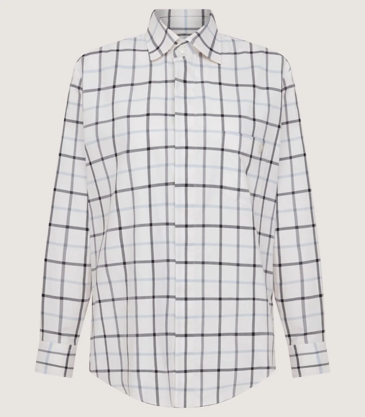 Women'S Summer Sporting Windowpane Shirt