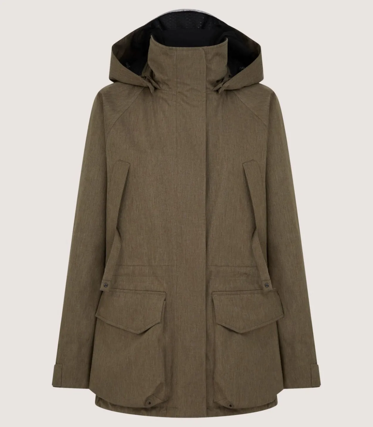 Women'S Technical Lancashire Field Coat In Drab