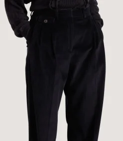 Women'S Triple Pleat Trouser In Black