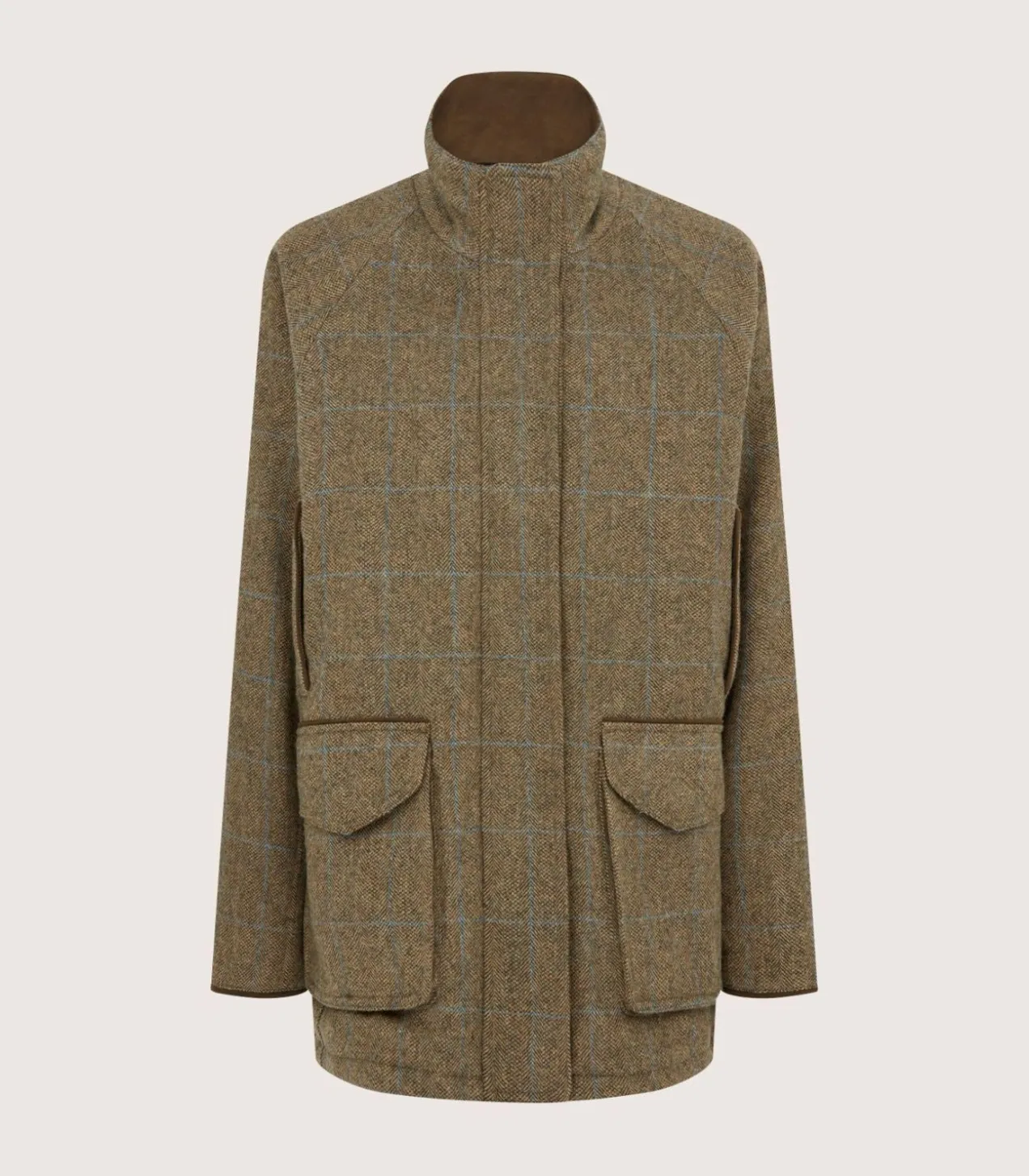Women'S Tweed Raglan Field Coat In Macaterick