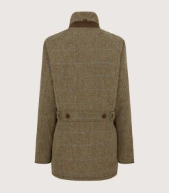 Women'S Tweed Raglan Field Coat In Macaterick
