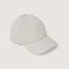 Wool Cotton Baseball Cap In Stone