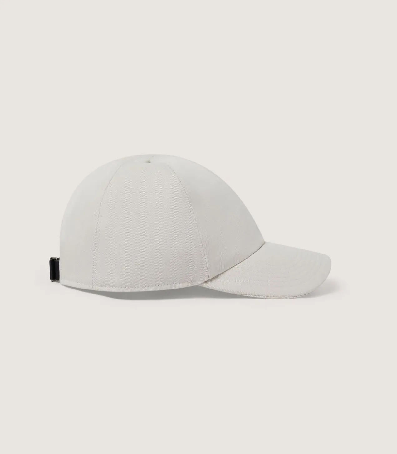 Wool Cotton Baseball Cap In Stone